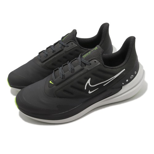 

Nike Air Winflo 9 Shield Черный Белый Мужская спортивная обувь для бега Кроссовки DM1106-001, Air Winflo 9 Shield