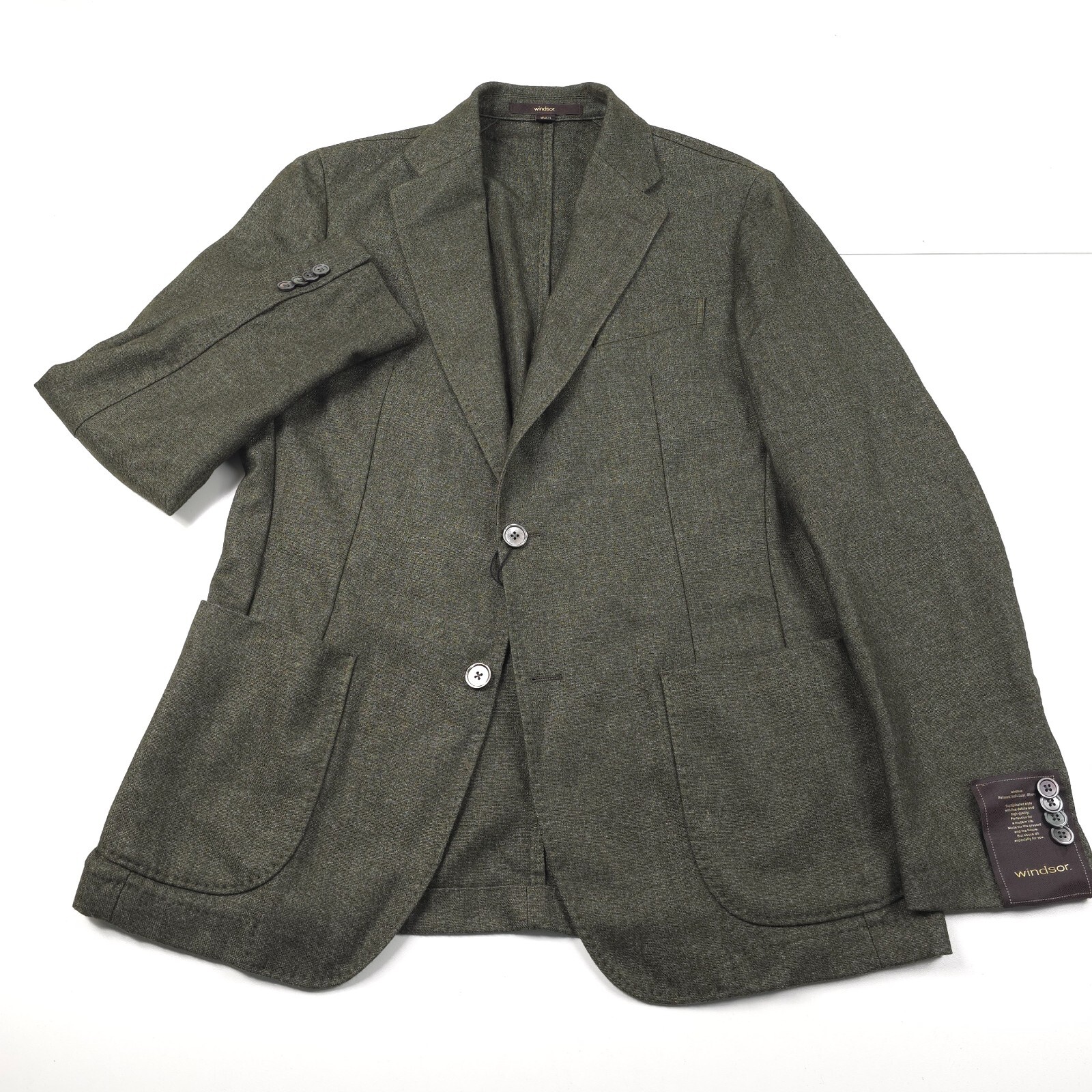 Pre-owned Windsor $1395  Giro D2 Unlined Cashmere Sport Coat Blazer Jacket Mens 40 (eur 50) In Green
