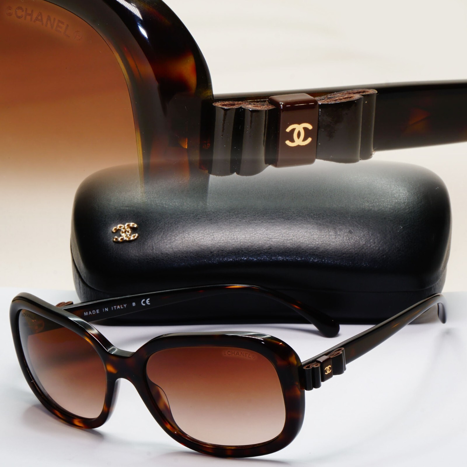 CHANEL 5280-Q-A C714/S5 サイドリボンサングラス 58□18-135 シャネル