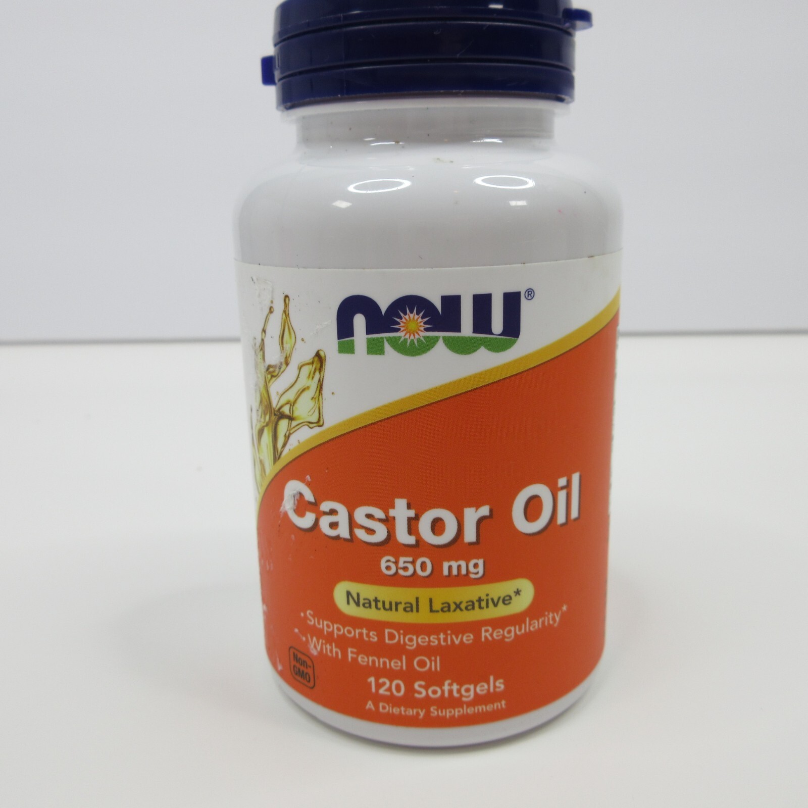 NOW FOODS Castor Oil 650 mg 120 Softgels NonGMO Exp 07/2025のeBay公認海外