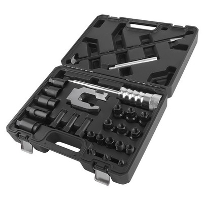 Universal Diesel Injector Puller Tool Kit Slide Hammer & 19PCs M8-M29 Adapters