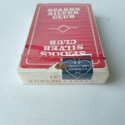 Sparks Silver Club Deck Cards - The U.S. Playing Card Company