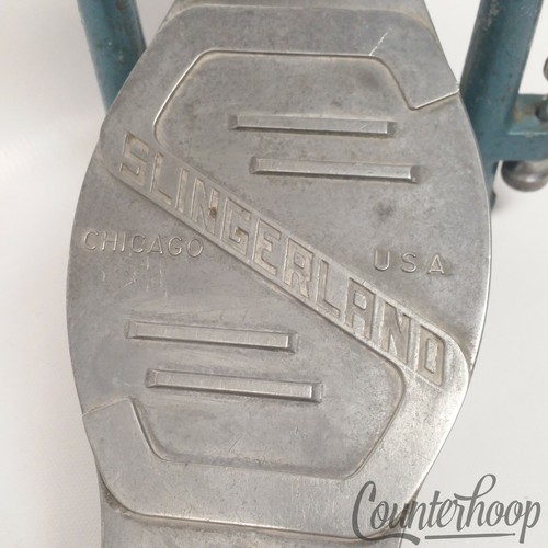 *Slingerland Bass Drum Pedal Vintage 60s Tempo King Chicago USA Single-Spring*