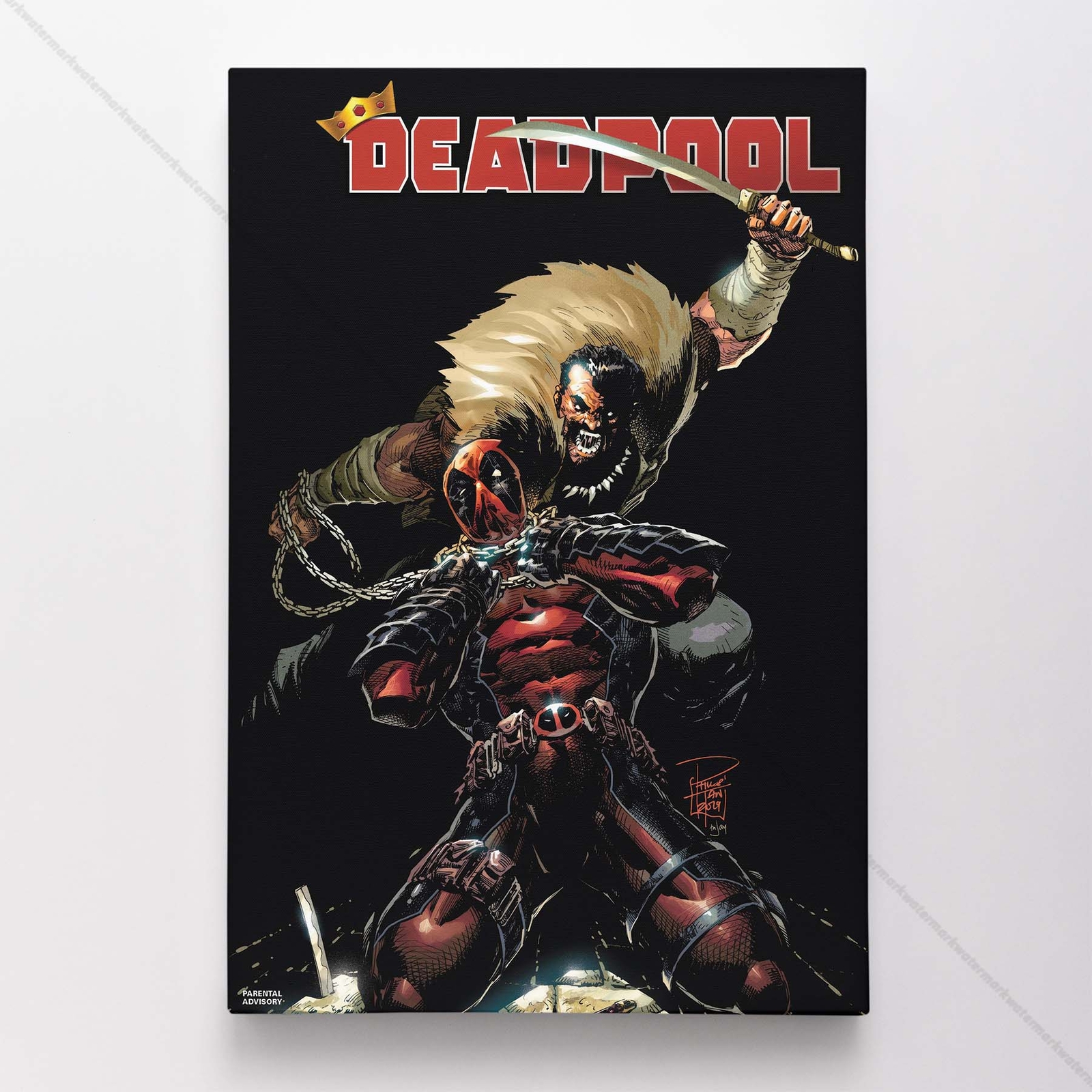 Deadpool Poster Canvas Marvel Comic Book Cover Art Print #45774