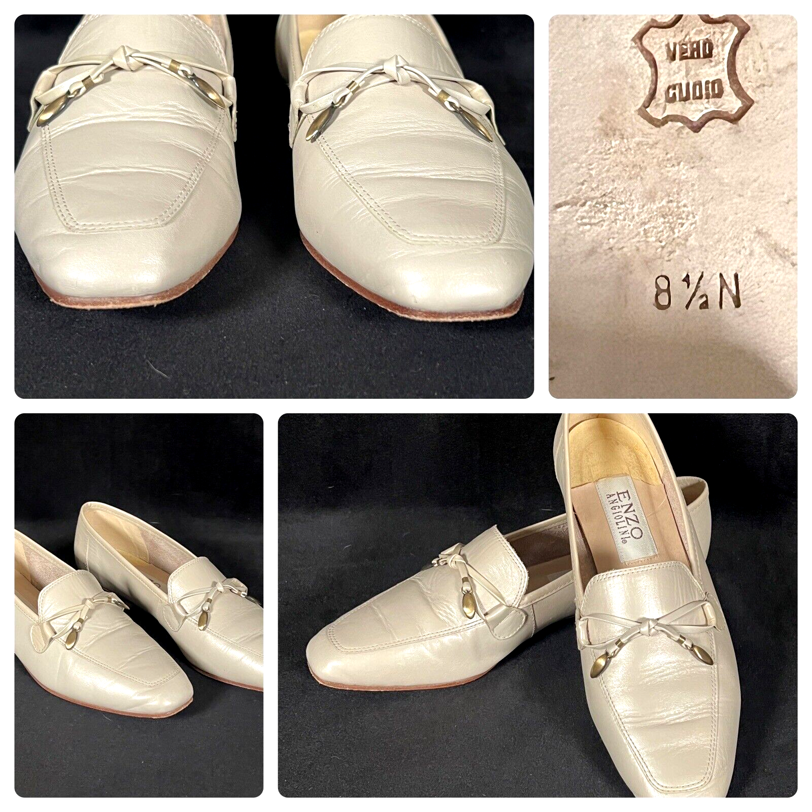 Enzo Angiolini Shoes Womens 8.5 N Slip On Loafer Pearl Enzo Angiolini Shoes Womens 8.5 N Slip On Loafer Pearl