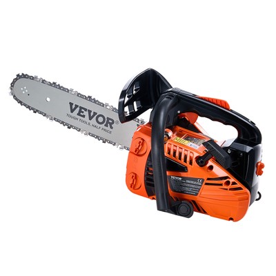 25.4CC 12" Gasoline Chainsaw Powered Wood Cutting Engine Gas Chain Saw