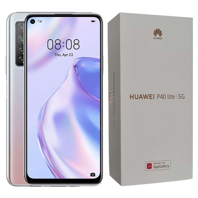 BNIB Huawei P40 Lite 5G Dual-SIM 128GB + 6GB RAM Silver Factory Unlocked GSM