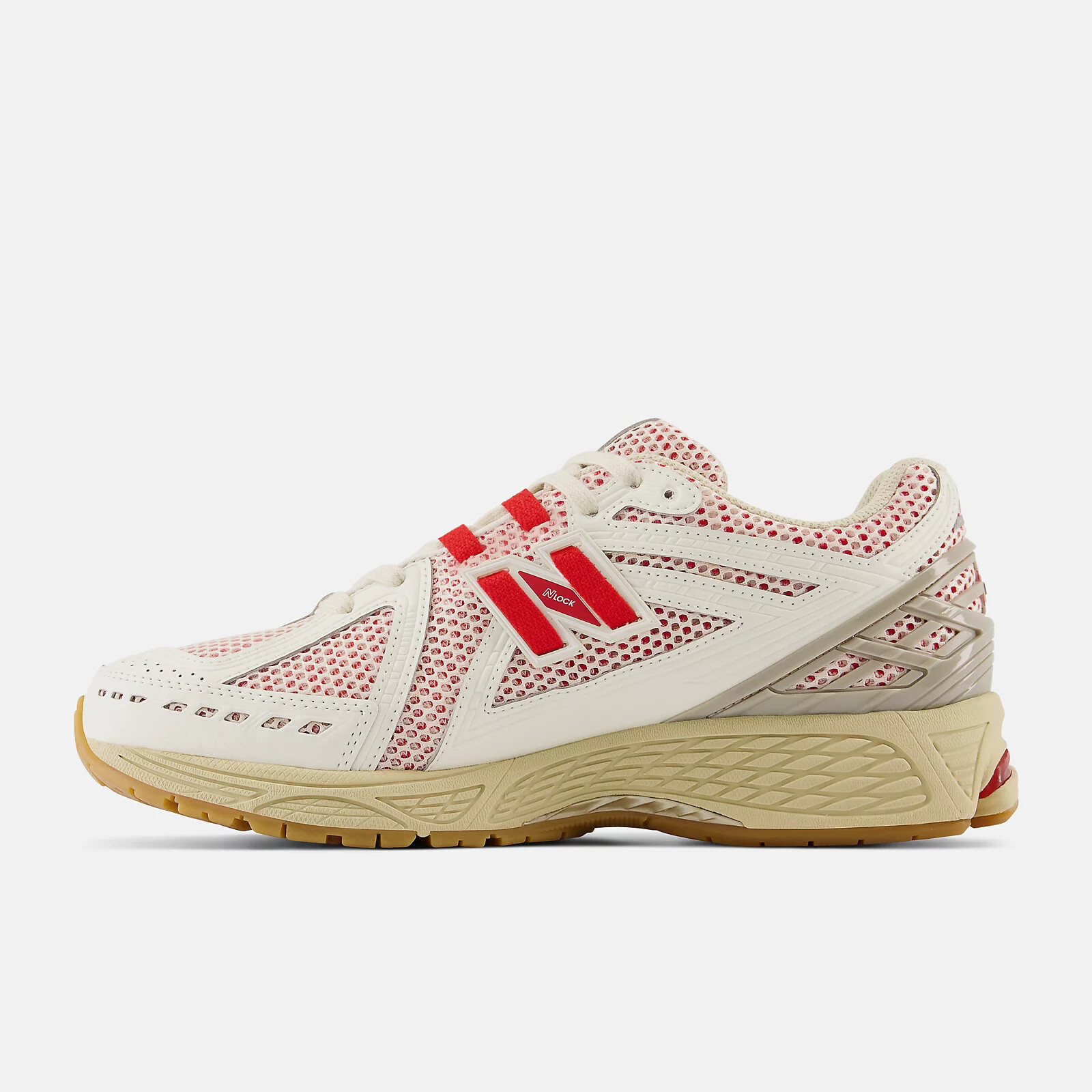 

New Balance 1906R White Red M1906RO Мужская обувь Кроссовки, White/red/cream, New Balance 1906R
