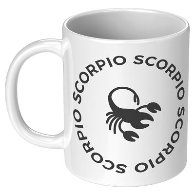 Scorpio White Mug