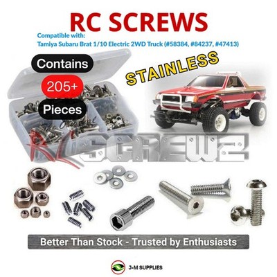 RCScrewZ Stainless Screw Kit tam090 for Tamiya Subaru Brat 2WD (58384) | KIT