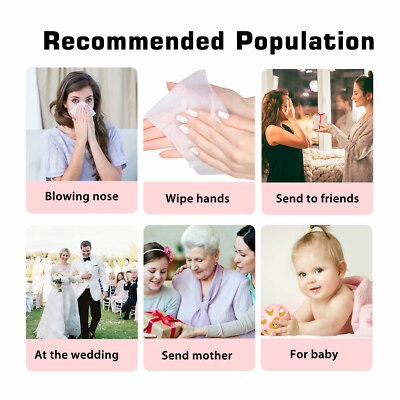 20PCS Women Vintage Floral Flowers Handkerchief 100% Cotton Square Hanky Ladies