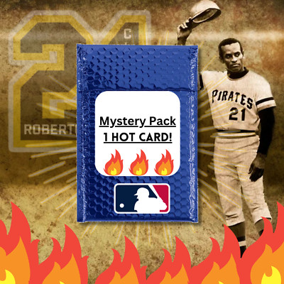 Roberto Clemente Mystery Pack Cards - 1 Random MLB Baseball Card! - Read