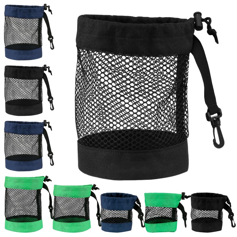 Ball Net Bag Mesh Golf Bag Organizer Golf Ball Holder Nylon Pouch