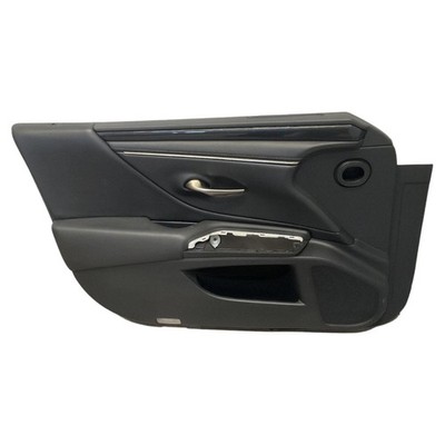 2021 Lexus ES350 Left Driver Front Door Trim Panel Black LA20 Factory OEM Part