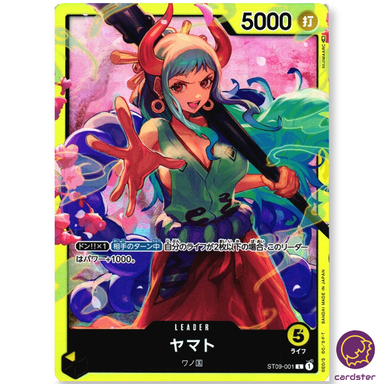 Yamato ST09-001 L Start Deck Side Yamato ONE PIECE Card