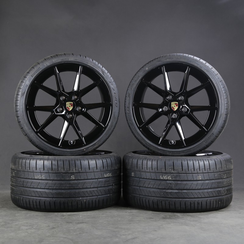 Porsche 刺繍ロゴ ジップアップカーディガン XL 黒 20/21 Inch Summer Wheels Porsche 911 992 II Carrera S Design