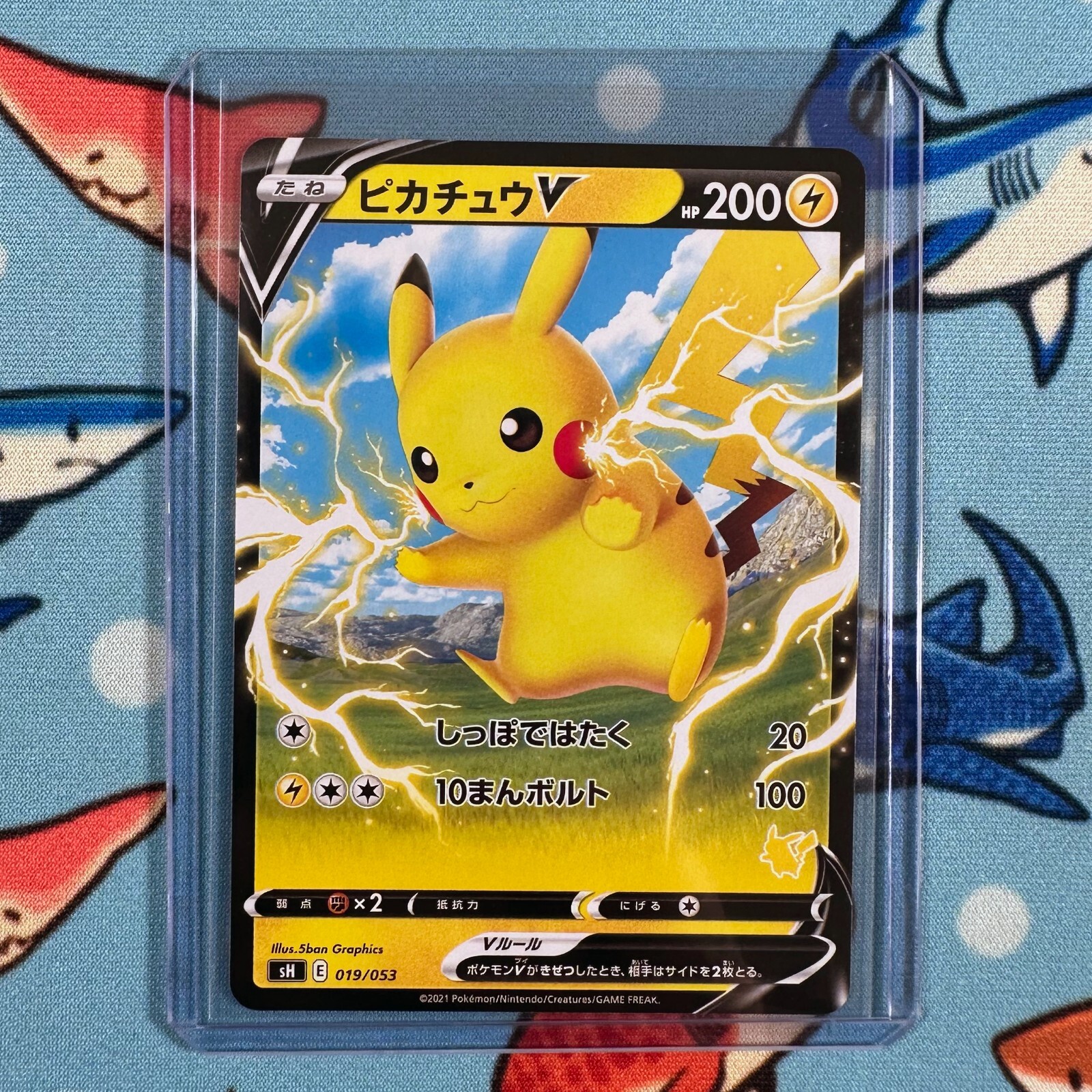 Pikachu V 019/053 Family Pokemon Card Game Japanese Deck