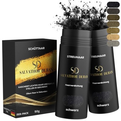 Salvathor Duran Streuhaar – 2er-Pack 2 x 25 g – Haarfasern für sofortige Haar...