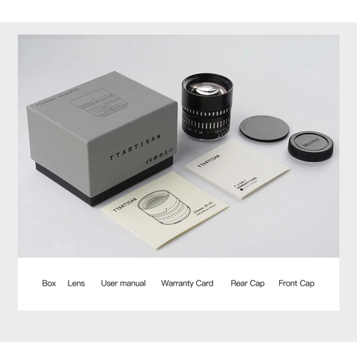 TTArtisan 50mm f/0.95 APS-C Lens for E/X/Z/R/M43/L-Mount Large Aperture Lens