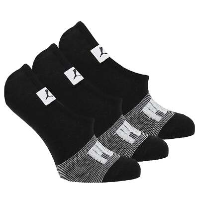

Женские кроссовки Puma 3Pk Non Terry No Show, размер 9–11, повседневные 85670802, Черный