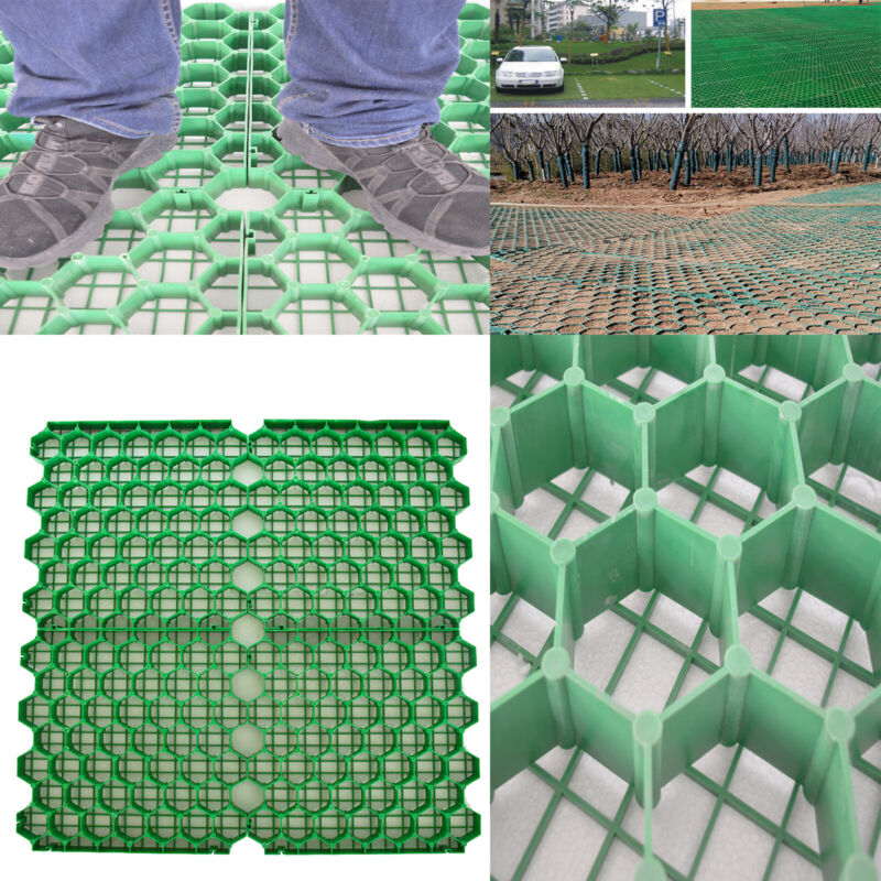 HDPE Green Plastic Shed Base (50cm*50cm*4.8cm)*4 Widely Used,Recyclable 60t/㎡