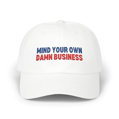 Harris Walz Mind Your Own Damned Business Hat 2024 Election Rally Democrat Gift