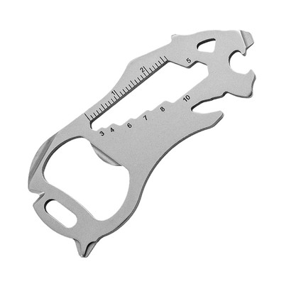 Keychain Multifunctional Pocket Screwdriver Stainless Steel Bike Spoke Key