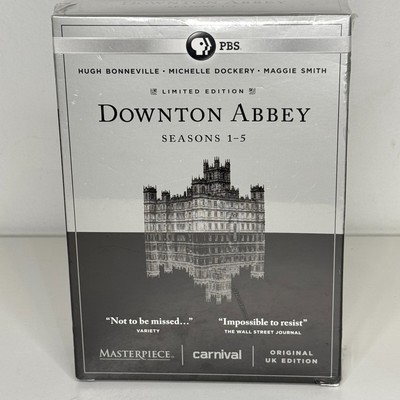Downton Abbey Seasons 1-5 DVD 15 Disc Set New Sealed Limited Edition PBS
