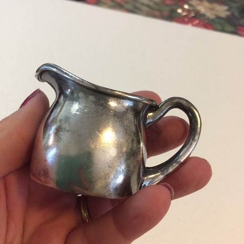 Reed & Barton Silverplated Mini Creamer 1-3/4” Tall Personal Size