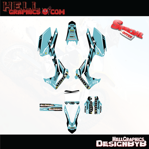 GRAPHICS KIT 4 2013 2014 2015 2016 HONDA CRF450R 450 R CRF 450R DECALS STICKERS