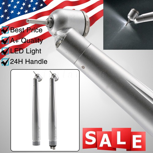 Dental 45° 45Degree Surgical High Speed Handpiece LED E-generator Push NSK STYLE