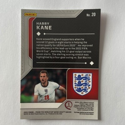 2022 Panini Prism FIFA World Cup Qatar #20 Harry Kane Scorers Club