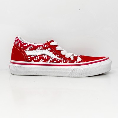 

Vans Boys Off The Wall 507452 Красные повседневные кроссовки, размер 13, Красный, Off The Wall