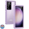 Lanhiem for Samsung Galaxy S23 Ultra Case, IP68 Waterproof Dustproof Case with Built-in Screen Protector, Full Body Protective Phone Cover for Galaxy S23 Ultra 5G 6.8 Inch, Purple