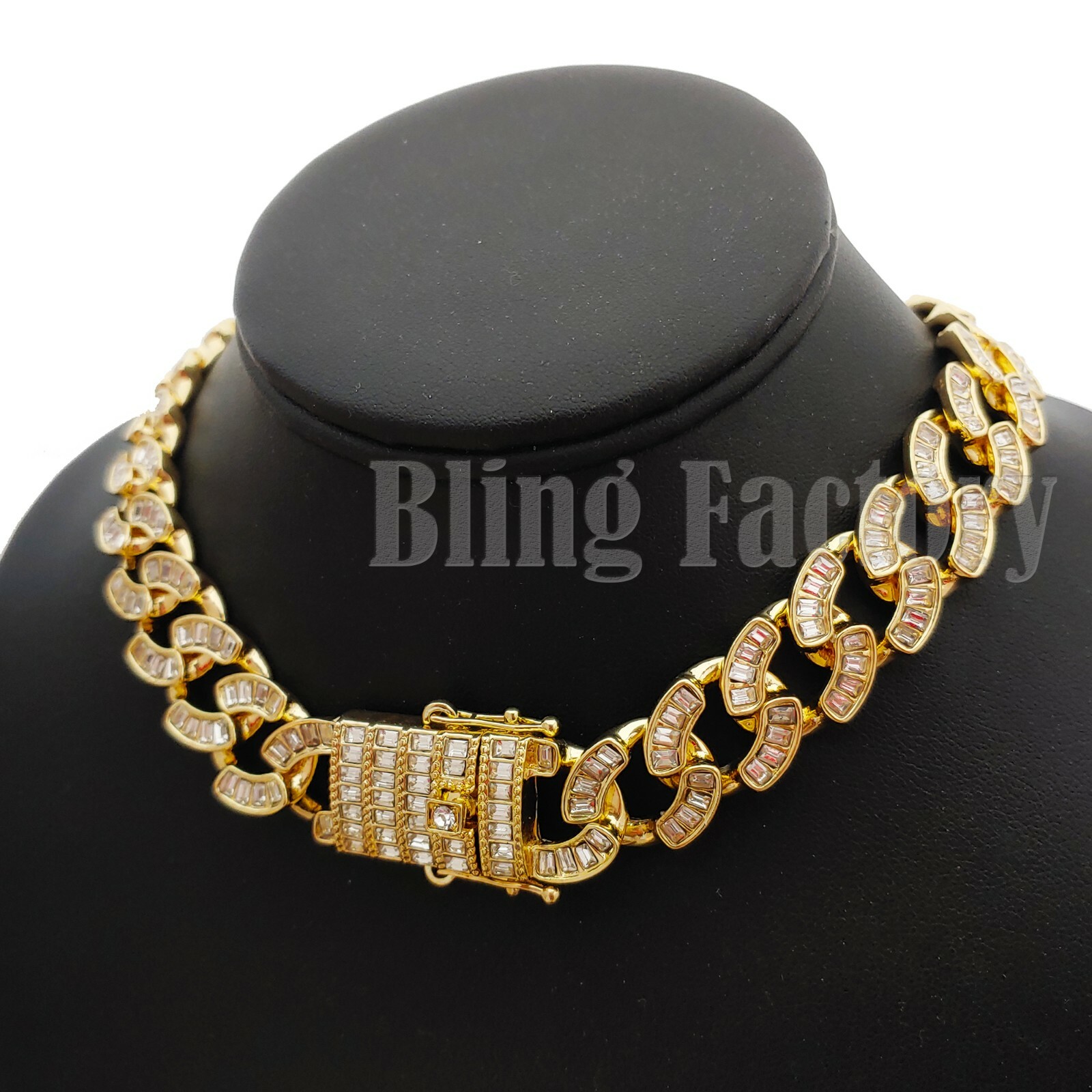 Hip Hop Iced Gold PT 18mm 18