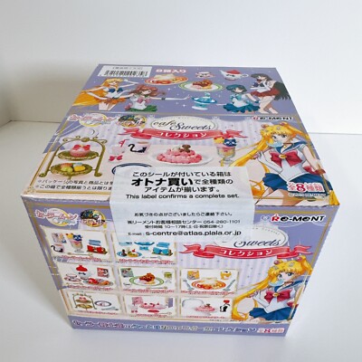 Re-ment Sailor Moon Crystal Cafe Sweet Full Set 8