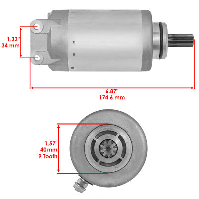 Caltric Starter for Arctic Cat Prowler 700 HDX XT XTX 2008 2009 2010 2011-2017