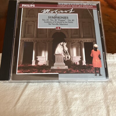 MOZART: SYMPHONIES NO.s 25, 38 & 40 - SIR NEVILLE MARRINER - ASMF - CD 1995 MHS