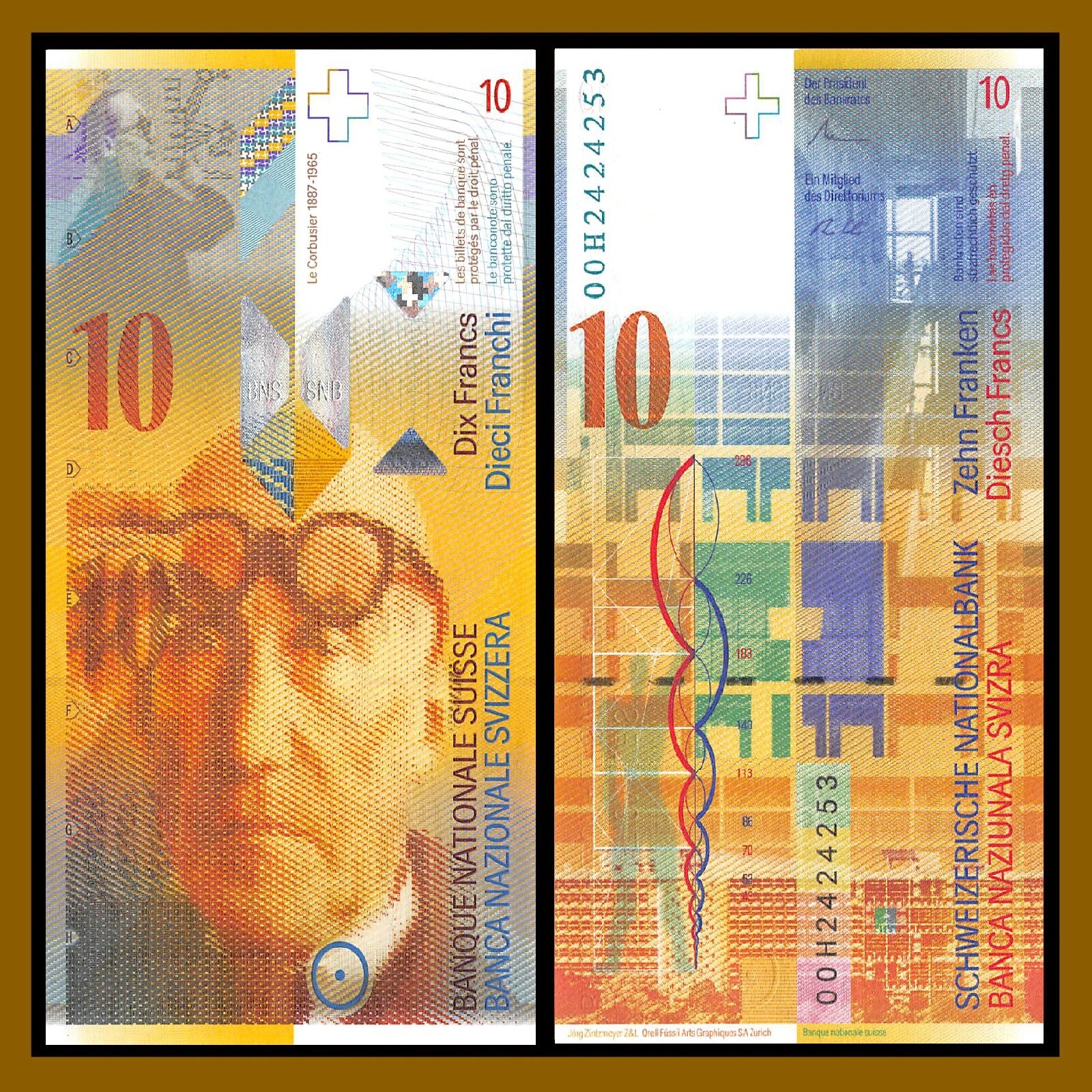 「高評価！」注目のレビュ Swiss P-67a 2000 Francs, 10 Switzerland National eBay | Unc Bank コレクション