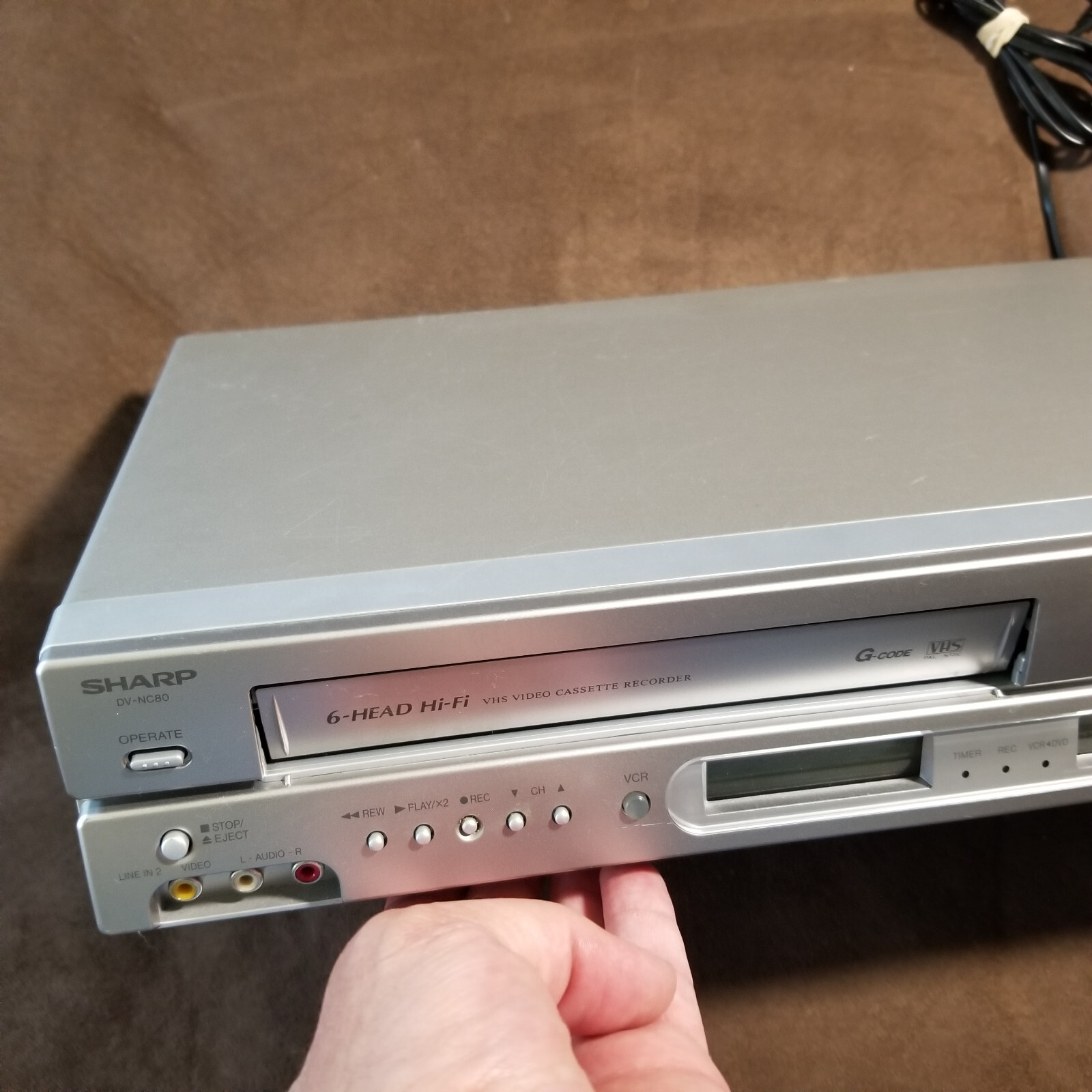 【もぐ】　SHARPHi-Vision Recorder DV-ACV52 SHARP DV-ACV52 DVD VHS Recorder Combo 250GB HDD Player