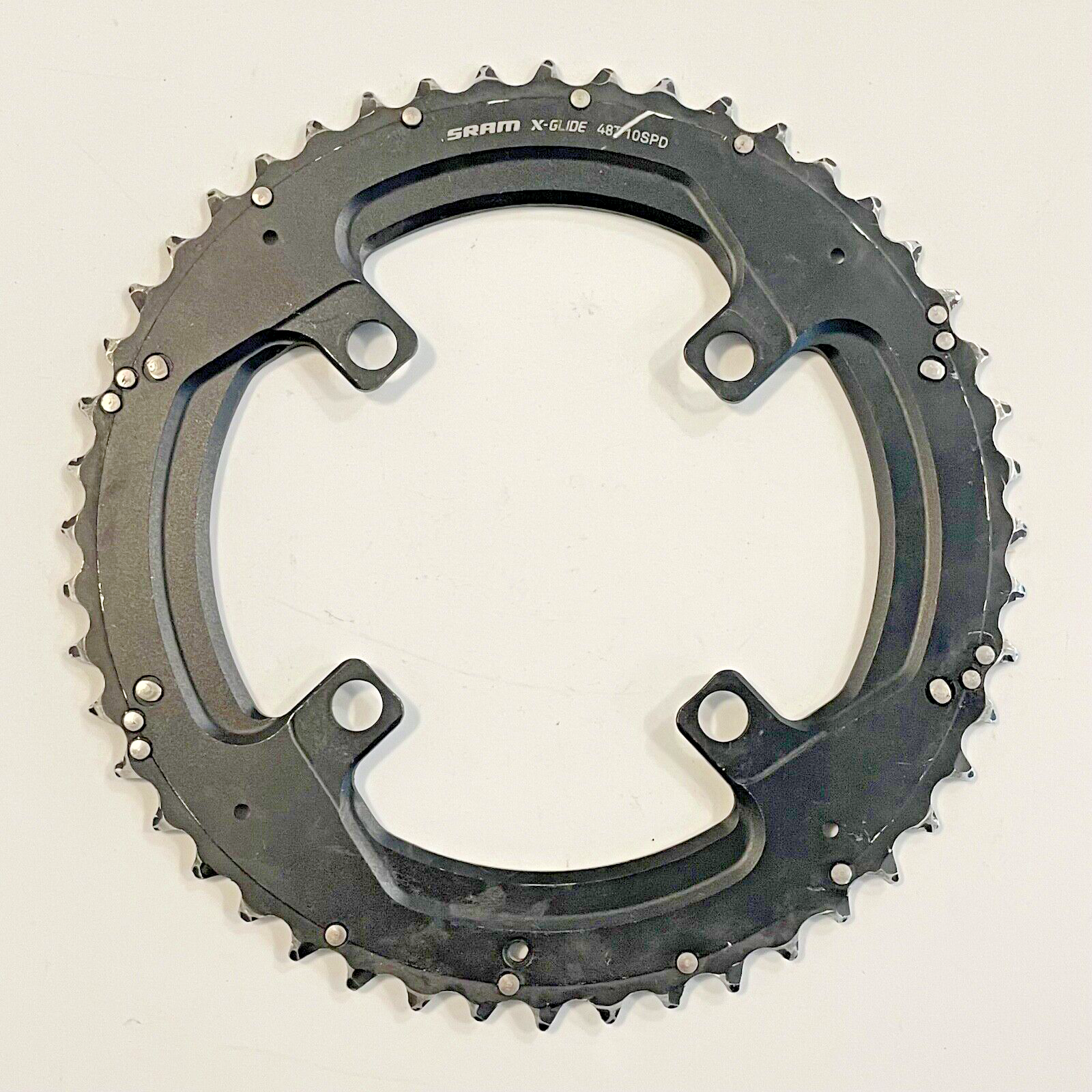 Sram X-Glide 10 speed, 48 teeth, 4 bolt, 104 BCD Chainring