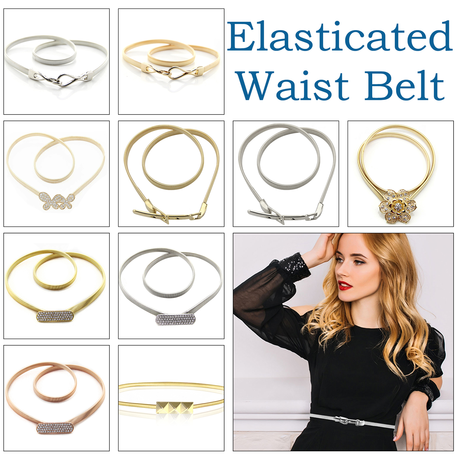 Metall Elastischer Taillengürtel Dehnbarer Taillengürtel Auswahl An Designs