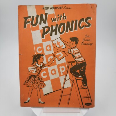 Vintage 1956 Help Yourself Series, Fun with Phonics for Better Reading Whitman
