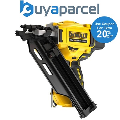 DeWalt XR DCN930N Cordless 18v Brushless 90mm Gasless Framing Nailer 1st Fix