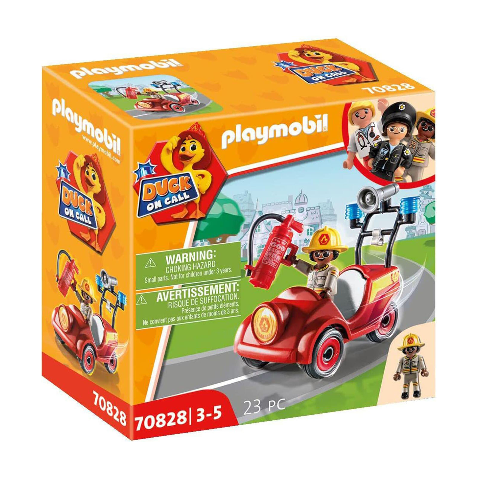 Игровой набор Playmobil Duck On Call Пожарно-спасательный мини-конструктор машин 70828 НОВЫЙ В НАЛИЧИИ