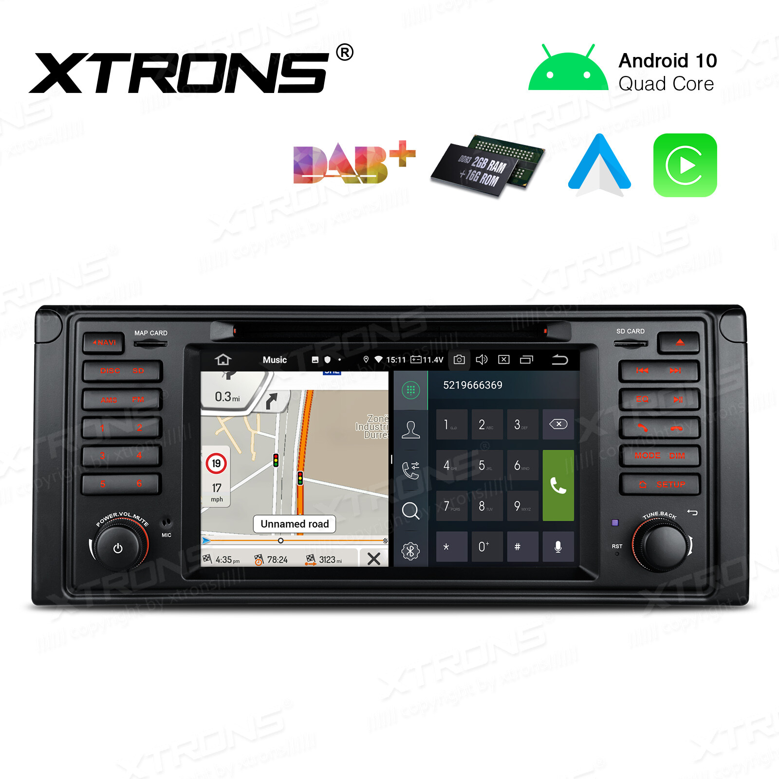 Android 10.0 Autoradio DVD 1 DIN GPS 7