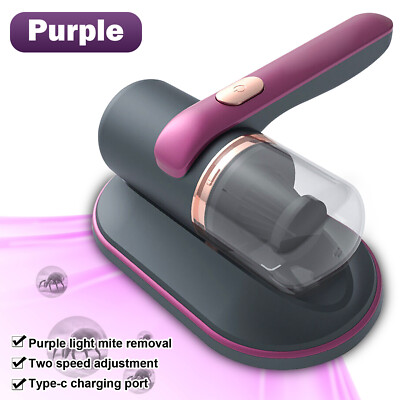 10000pa Hand-held Mite Remover Home Bed Mattress Vacuum Sofa Cleaner USB UV-C US