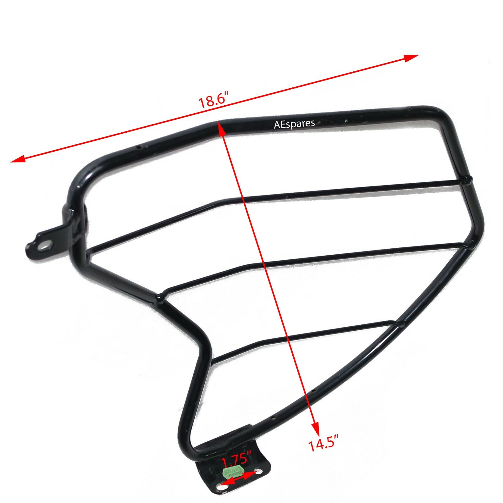 Fits Royal enfield Continental GT 535 Saree Guard Steel Black 