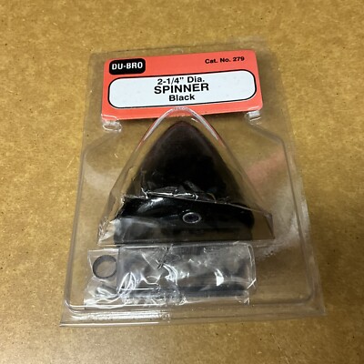 Du-Bro (No. 279) 2 1/4  Black Spinner (NIB)