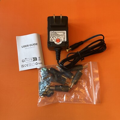 Outtag 15W Universal AC DC Adapter 3V 4.5V 5V 6V 7.5V 9V 12V Multi Voltage